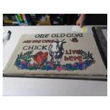 18X17 DOOR MAT - OLD GOAT