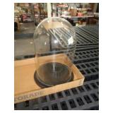 12' T GLASS DISPLAY GLOBE & APPROX 7' ACROSS