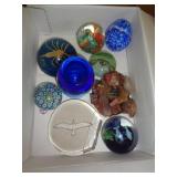 LOT OF PAPERWEIGHTS