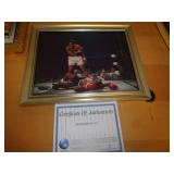 8X10 SIGNED PHOTO W CERT - ALI