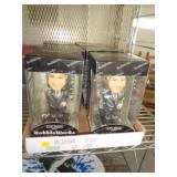 LOT OF 6 DOUBLE SIDED BOBBLEHEADS