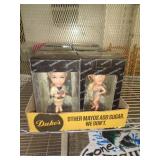 LOT OF 6 DOUBLE SIDED BOBBLEHEADS