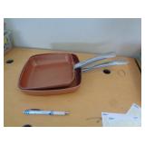 COPPER COAT CHEF PANS