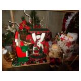 LARGE SHELF OF XMAS ITEMS / BM LARGE SHELF OF XMAS ITEMS / BM