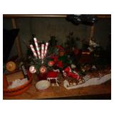 LARGE SHELF OF XMAS ITEMS / BM LARGE SHELF OF XMAS ITEMS / BM