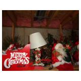 LARGE SHELF OF XMAS ITEMS / BM LARGE SHELF OF XMAS ITEMS / BM