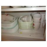 45 PIECES CORELLE DISHES & CUPS / K