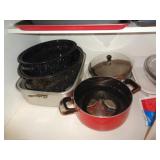 ROASTERS / PANS / CASSEROLES / K