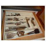 DRAWER OF FLATWARE DRAWER OF FLATWARE