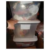 BIG LOT OF HALLOWEEN - 3 TOTES / BM BIG LOT OF HALLOWEEN - 3 TOTES / BM