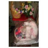 BIG LOT OF EASTER ITEMS - 3 TOTES -BASKETS / BM