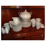 52 PIECES BRENTWOOD CHINA / DR