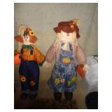 BOY & GIRL SCARECROW APPROX 3' T / BM BOY & GIRL SCARECROW APPROX 3' T / BM