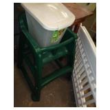 HIGH CHAIR & PLASTIC BOX / LW