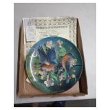 BIRD SCENE COLLECTOR PLATE