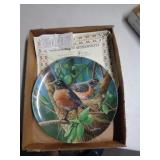 BIRD SCENE COLLECTOR PLATE