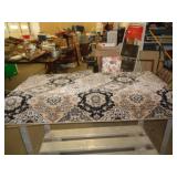 26X47 - BLACK & BROWN RUG