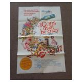 1982 MOVIE POSTER - THE GODS MUST BE CRAZY -27X40