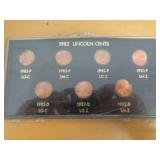 1982 LINCOLN CENT SET