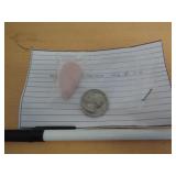ROSE QUARTZ CABOCHON - PEAR SHAPE 46.8CTS