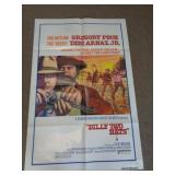 1973 MOVIE POSTER - BILLY TWO HATS - 27X40