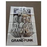 1969 MOVIE POSTER - GET DOWN GRAND FUNK - 27X40