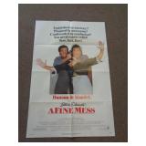 1986 MOVIE POSTER - A FINE MESS - 27X40