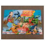 1993 JUSTICE LEAGUE COMIC POSTER 22X33