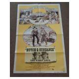 1979 MOVIE POSTER - BUTCH & SUNDANCE - 27X40