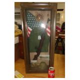 MILITARY TRIBUTE SHADOW BOX ART