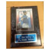 MOUNTED SPORTS CARD - GRIFFEY