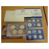 2007 U S MINT PROOF SET W $1 PRES COINS