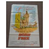 1966 MOVIE POSTER - BORN FREE - 27X40