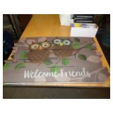 18X24 HEAVY RUBBER MAT - OWL