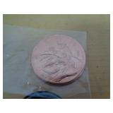 1 TROY OZ COPPER ROUND - NORSE DRAGON