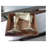 WEIGHTED STERLING SILVER CANDLEHOLDERS