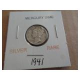 1941S MERCURY DIME