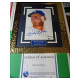 MICKEY MANTLE  - 8X10 W CERT