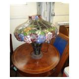 TIFFANY STYLE LAMP / APPEARS TO BE STAINED GLASS