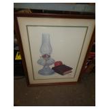DON ENSOR - LAMP & BIBLE PRINT