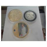 3 - BIG COPY COINS - PRINCESS DI & LIBERTY