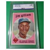 1959 JIM GILLIAM - GRADED CARD