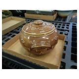 POTTERY / LID REPAIRED