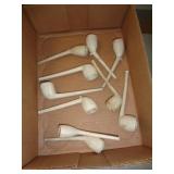 10 - ANTIQUE CLAY PIPES