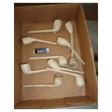 10 - ANTIQUE CLAY PIPES