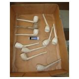 10 - ANTIQUE CLAY PIPES