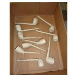 10 - ANTIQUE CLAY PIPES