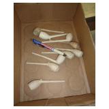 8 - ANTIQUE CLAY PIPES