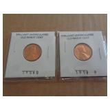 2 - BU WHEAT CENTS