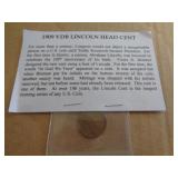 1909 VDB LINCOLN WHEAT PENNY